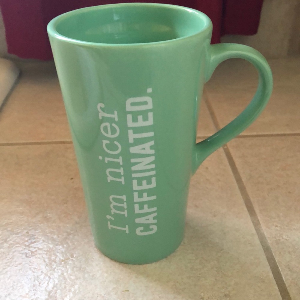Hallmark ceramic cup with keep warm lid.